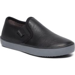 Tenisówki GEOX - J Kilwi B.A J94A7A 08554 C9999 S Black. Czarne trampki dziewczęce Geox, z materiału. W wyprzedaży za 199,00 zł.