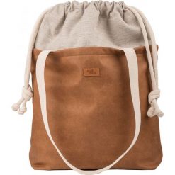 Torebka worek "DUOBAG" z eko-skóry, kolor brązowy. Pomarańczowe torebki worki damskie me&BAGS, bez wzorów, ze skóry, duże, bez dodatków. Za 229,00 zł.