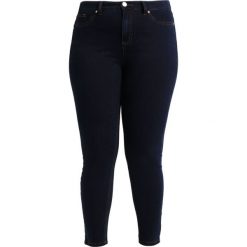 Ashley Graham x Marina Rinaldi IDILLIO Jeans Skinny Fit marine blau. Niebieskie rurki damskie Ashley Graham x Marina Rinaldi, bez wzorów, z elastanu. W wyprzedaży za 923,30 zł.