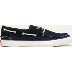 Helly Hansen - Mokasyny. Szare mokasyny męskie Helly Hansen, na co dzień, bez wzorów, ze skóry, casualowe, bez zapięcia. Za 349,90 zł.