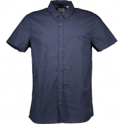 Koszula - Slim fit - w kolorze granatowym. Niebieskie koszule męskie na spinki Mustang, m, w paski, z bawełny, z klasycznym kołnierzykiem. W wyprzedaży za 86,95 zł.