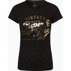 T-shirty damskie: Superdry – T-shirt damski, czarny