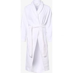Calvin Klein - Szlafrok damski, biały. Białe szlafroki damskie Calvin Klein, z napisami, bez rękawów, bez kaptura. Za 449,95 zł.