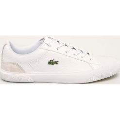 Lacoste - Buty skórzane Lerond. Białe sneakersy damskie Lacoste, ze skóry. Za 399,90 zł.