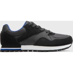 Kazar Studio - Buty. Czarne sneakersy męskie Kazar Studio, z okrągłym noskiem, na sznurówki. Za 279,90 zł.
