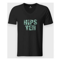 Koszulka męska v-neck HIPSTER. Koszulki męskie MegaKoszulki, m, bez wzorów, z bawełny, klasyczne, bez kołnierzyka, bez rękawów. Za 59,90 zł.