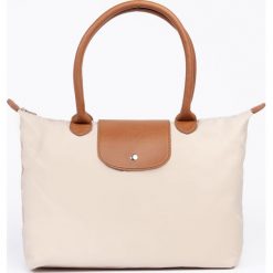 Toreba shopper tekstylna. Szare portfele damskie Greenpoint, bez wzorów, z poliesteru, bez dodatków. Za 59,99 zł.