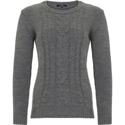 Swetry klasyczne damskie: Sweter w kolorze antracytowym