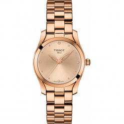 ZEGAREK TISSOT T-Lady T112.210.33.456.00. Czarne zegarki męskie TISSOT. Za 2100,00 zł.