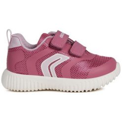 Geox Tenisówki Dziewczęce Waviness 25 Różowy. Różowe buty dziewczęce sportowe marki Geox, na lato. Za 219,00 zł.