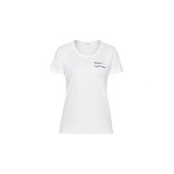 Tshirt PearlBe White. Białe t-shirty damskie Warsawbe, l, z haftami, z bawełny, bez kołnierzyka. Za 67,15 zł.