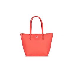 Torby shopper Lacoste L 12 12 CONCEPT. Pomarańczowe torby damskie na zakupy Lacoste, bez wzorów, bez dodatków. Za 295,20 zł.