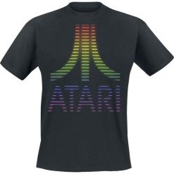 Atari Multi Layer Logo T-Shirt czarny. Czarne t-shirty męskie ATARI, l, z nadrukiem, z okrągłym kołnierzem. Za 74,90 zł.