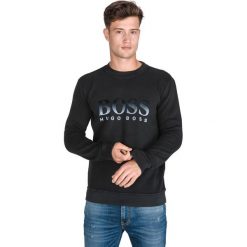 BOSS Hugo Boss Weaver Bluza Czarny. Czarne bluzy męskie BOSS Hugo Boss, l, z nadrukiem, z bawełny, bez kołnierzyka, bez rękawów, bez kaptura. Za 619,95 zł.