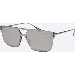 Emporio Armani - Okulary. Szare okulary przeciwsłoneczne damskie marki Emporio Armani, prostokątne. Za 629,90 zł.