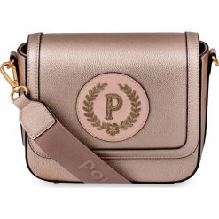 Torebki Pollini. Różowe torebki klasyczne damskie Pollini, w paski, z tkaniny, bez dodatków. Za 830,00 zł.