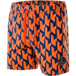 Kąpielówki męskie: AQUAWAVE Szorty męskie Waveshorts Celosia Orange Print/Insignia Blue r. L