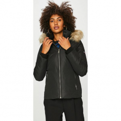 Tommy Jeans - Kurtka puchowa. Czarne bomberki damskie Tommy Jeans, l, z jeansu. Za 899,90 zł.