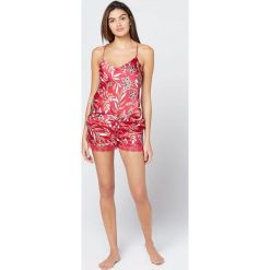 Etam - Szorty piżamowe Goa. Czerwone piżamy damskie Etam, s, bez wzorów, z elastanu, bez rękawów. W wyprzedaży za 59,90 zł.