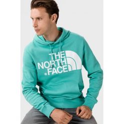 The North Face Standard Bluza Niebieski Zielony. Niebieskie bluzy męskie The North Face, m, z nadrukiem, z bawełny, bez kołnierzyka, bez rękawów, bez kaptura. Za 342,95 zł.