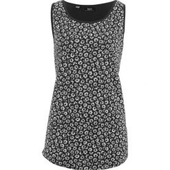 Topy damskie: Top bonprix czarny z nadrukiem