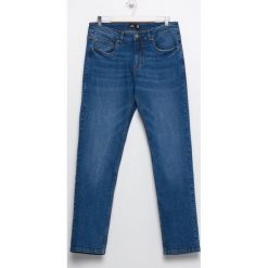 Jeansy Skinny Fit - Granatowy. Niebieskie jeansy męskie Sinsay, bez wzorów. Za 59,99 zł.