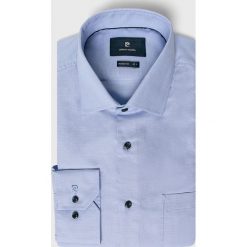 Pierre Cardin - Koszula. Niebieskie koszule męskie Pierre Cardin, bez wzorów, z bawełny, eleganckie, z klasycznym kołnierzykiem, z długim rękawem. Za 249,90 zł.