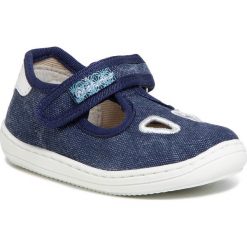 Kapcie NATURINO - Adelson Tela 0014000662.01.0C06 M Jeans. Niebieskie sandały dziewczęce Naturino, z jeansu, bez zapięcia. Za 229,00 zł.