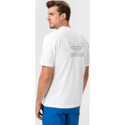 Adidas Originals B+F Trefoil Koszulka Biały. Białe podkoszulki męskie adidas Originals, xxl, bez wzorów, z bawełny, bez kołnierzyka, z krótkim rękawem, krótkie. Za 128,95 zł.