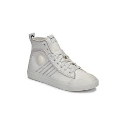 Buty Diesel S-ASTICO MID LACE. Białe trampki męskie Diesel, bez wzorów, bez zapięcia. Za 439,00 zł.
