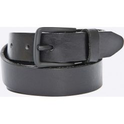 Jack & Jones - Pasek skórzany. Pomarańczowe paski męskie Jack & Jones, w paski, ze skóry. W wyprzedaży za 89,90 zł.