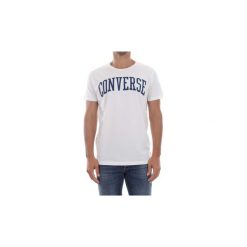 T-shirty z krótkim rękawem Converse 10007343 T-SHIRT CREW. Brązowe t-shirty męskie Converse, xl, bez wzorów, bez kołnierzyka, krótkie. Za 135,62 zł.