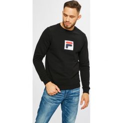 Fila - Bluza. Czarne bluzy męskie Fila, m, z nadrukiem, z bawełny, z okrągłym kołnierzem, bez rękawów, bez kaptura. W wyprzedaży za 219,90 zł.