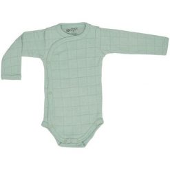 Lodger Body Dziecięce Romper Solid Long Silt Green 62 Zielony. Zielone body niemowlęce Lodger, bez wzorów, z bawełny, bez rękawów. Za 67,00 zł.