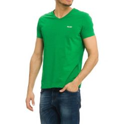 T-shirty męskie z nadrukiem: T-shirt w kolorze zielonym