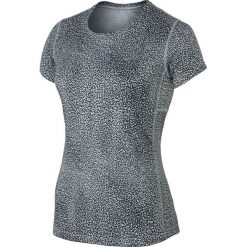 Topy sportowe damskie: koszulka do biegania damska NIKE CRACKLE MILER CREW / 686915-065 – koszulka do biegania damska NIKE CRACKLE MILER CREW