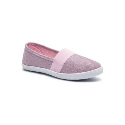 NELLI BLU CSSB17-03. Szare trampki dziewczęce Nelli Blu, bez wzorów, z materiału, bez zapięcia. Za 39,99 zł.