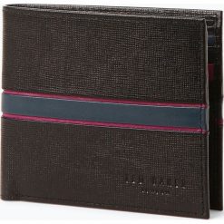 Ted Baker - Portfel męski ze skóry, czarny. Czarne portfele męskie Ted Baker, bez wzorów, ze skóry. Za 299,95 zł.