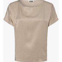 Drykorn - Bluzka damska – Somia, beżowy. Brązowe bluzki damskie DRYKORN, bez wzorów, eleganckie, bez kołnierzyka, bez rękawów. Za 439,95 zł.