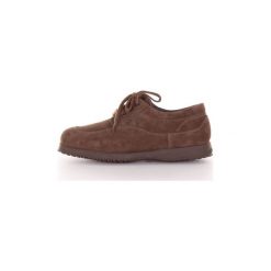 Buty Hogan HXM00E00110HG0. Brązowe trampki męskie Hogan, bez wzorów, bez zapięcia. Za 808,21 zł.