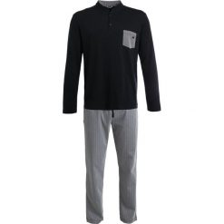Piżamy męskie: HOM GEOMETRIC LONG SET Piżama black