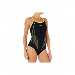 Strój jednoczęściowy pływacki RACER BACK damski. Czarne stroje jednoczęściowe Speedo. Za 159,99 zł.