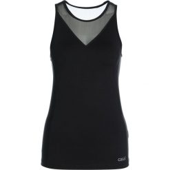 Casall HIGH NECK TANK Top black. Czarne topy sportowe damskie marki Casall, z elastanu. Za 209,00 zł.