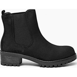 Botki damskie: Czarne Botki Step Back