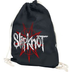 Slipknot Star Logo Torba treningowa czarny. Czarne torebki klasyczne damskie marki Slipknot, z napisami. Za 54,90 zł.