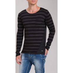 Ciemnoszary Sweter M3022. Czarne swetry klasyczne męskie marki Fasardi, m. Za 81,75 zł.