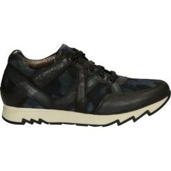 Półbuty - 162K8400 BLEU. Czarne półbuty damskie skórzane Venezia, sportowe. Za 199,00 zł.