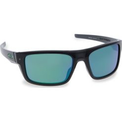 Okulary przeciwsłoneczne OAKLEY - Drop Point OO9367-0460 Black Ink/Jade Iridium. Czarne okulary przeciwsłoneczne męskie wayfarery marki Oakley, z tworzywa sztucznego. W wyprzedaży za 479,00 zł.