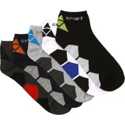 10-Pack Mix Kolorów Skarpety Parahelium. Czarne skarpetki męskie Born2be, bez wzorów. Za 34,99 zł.