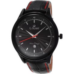 Zegarki męskie: Zegarek Gino Rossi męski Topmen czarny (10212A-1A3)